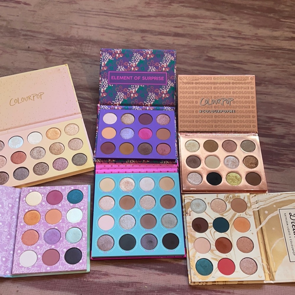 All colourpop 7 palettes bundle